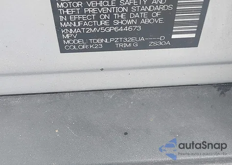 2016 Nissan Rogue S from USA, damaged, VIN KNMAT2MV5GP644673